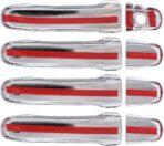 NewYall Chrome Front Rear Left Right Exterior Door Handle and Side Mirror Caps Covers Set for Chevy Equinox 2010-2017 GMC Terrain 2011-2017 - Image 8
