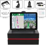 Car GPS Navigation, Latest 2025 Map 7-Inch GPS Navigation System for Car with Turn-by-Turn Directions, Touchscreen Display, Windshield Mount，Pre-Installed North America Lifetime map Free Update - Image 7