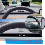 ASVEGE Embedded Digital Heads up Display Mini HUD for Tesla Model 3, Model Y 2019-2022 - Image 2
