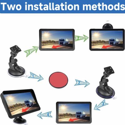 GPS Navigator for Car Truck RV, Latest 2026 Map(Free Lifetime Updates) 9 inch Touch Screen Car GPS, Support Voice Turn Direction Guidance/Speed and Red Light Warning/Custom Truck Routing - Image 4