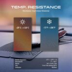 Car Dashboard Non Slip Mat, JIMISHA Anti Slip Pad, Anti Slide Sticky Dash Pad, Multifunctional Fixate Gripping Gel Pad for Radar Detector, Cell Phone, Keys, Glass, GPS, Coins 6.3x2.8 inch (2 Pack) - Image 4