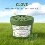 Diffusers for Home Lemonglass Scent 2 Pack, Bathroom Diffuser Round Shape for Office, Air Freshener Diffuser Gel Leak-Proof Car & Room, Bathroom Scent Diffuser Gift for Friends and Family - Image 2