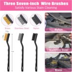 AUTODECO Windshield Cleaner Tool, 17Pcs Car Interior Detailing Kit, Detailing Brush, Towels, Duster, Car Cleaning Kit Interior for RVs, Truck, Trailer (Pink) - Image 7