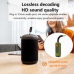 Bluetooth 5.4 Audio Receiver,3.5mm AUX Wireless Audio Adapter,Bluetooth Receiver for Car,Home Stereo,TV,Computer,Gym,Support aptX Low Latency - Image 4