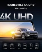 WOLFBOX G930 10'' Rear View Mirror Camera with 5.8GHz WiFi, 4K Dash Cam Front and Rear with WDR, Touch Screen Rearview Mirror Backup Camera, Parking Monitor, Reverse Assist, Includes 64GB Card & GPS - Image 2