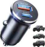 Car Charger PD30W+22.5W 12V-24V USB Charger Adapter Portable Mini USBC Cars Fast Charging Adapter - Image 6