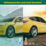 YHTAUTO Mud Flaps Splash Guards Fits Ford Escape 2013-2019 Sport Utility (Without Running Board), Mudguards Mudflaps Accessories for Cars Wheel Protector with Hardware Kit, Front & Rear 4Pcs Set - Image 8