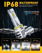 AUXITO 9005 HB3 LED Bulbs, 50000LM Ultra-Bright, Plug N Play, 50000Hrs Long Lifespan, No Flicker, 99% Compatibility, Pack of 2 - Image 6