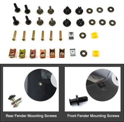 Powerty Mud Flaps Splash Guards for 2019-2023 2024 Subaru Forester Accessories, Mudflap Front and Rear Fender Flares ABS Mud Guard 4PCS for Forester 2019-2024 (NOT for 2025 Forester) - Image 5