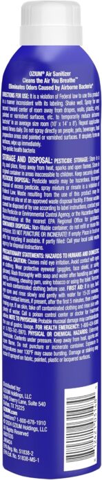 Ozium 8 Oz. Air Sanitizer & Odor Eliminator for Homes, Cars, Offices and More, Vanilla Scent, Pack of 1 - Image 8