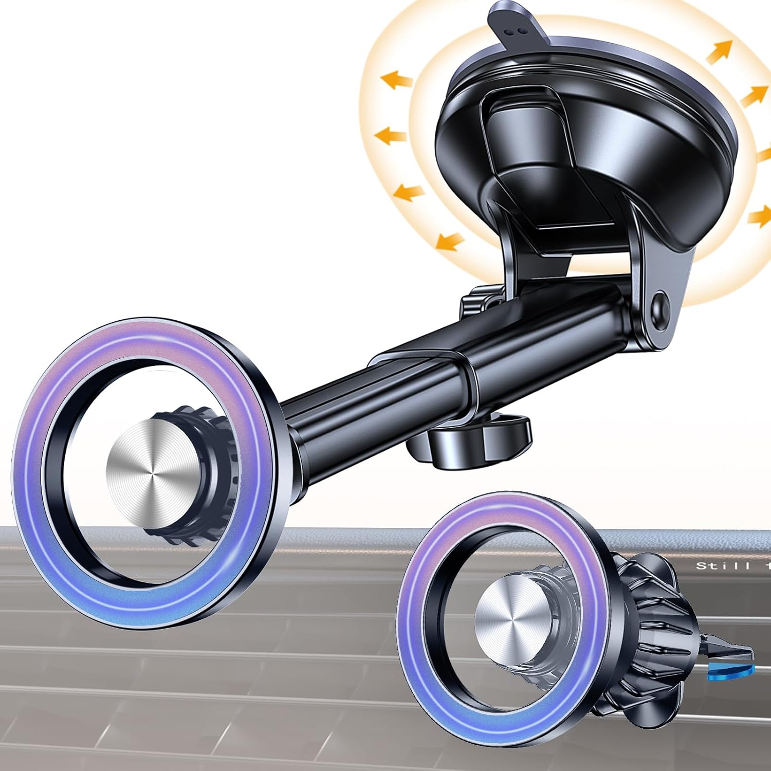 71BsBVtBuhL._AC_SL1500_.jpg Coolpow for MagSafe Car Mount【Windshield+Vent+Dash】Magnetic Phone Holder for Car Phone Holder Mount Cell Phone Holders for Your Car Accessories Suction Phone Mount for Car Truck Stand for iPhone 17 16 - Image 1