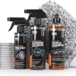 Cerakote Foundation Bundle - Exterior Wash & Ceramic Protection Kit with Microfiber Towels - At-Home Car Wash and Detailing Set - Easy Ceramic Protection for Vehicle Interior and Tires