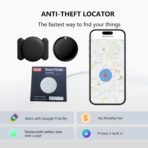 GPS Tracker for Vehicles,Magnetic Waterproof Car Tracker, No Monthly fees, Mini Portable GPS Tracker for Cars, Trucks, Motorcycle, Anti-Theft（Android Only） - Image 4
