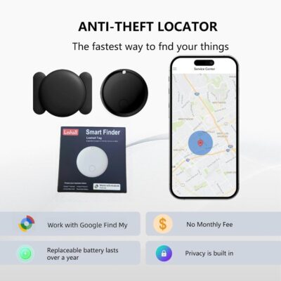 GPS Tracker for Vehicles,Magnetic Waterproof Car Tracker, No Monthly fees, Mini Portable GPS Tracker for Cars, Trucks, Motorcycle, Anti-Theft（Android Only） - Image 4