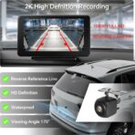 Wireless CarPlay & Android Auto Car Stereo - 7" HD Portable Touchscreen with Bluetooth 5.2, GPS Navigation, Mirror Link, 1080P Backup Camera, AUX & FM Transmitter - Plug & Play Receiver for Vehicles - Image 3