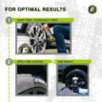 ExoForma PermaShine Tire Coating & Dressing - Extreme High Shine & Durability - Long-Lasting Acrylic Anti-Stick No-Sling Protection - Won’t Wash Off - Dries Fast to the Touch - 8 fl oz - Image 3