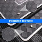 Car LED Lights for Floor Mats, Interior Car LED Strip Lights with App Control, Luminous Ambient Neon Lighting Kits, Universal Automotive Floor Mats (Rhombic - USB, 4) - Image 6