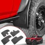 Mabett Mud Flaps for Ford Bronco Accessories 2026,2021-2025 2/4-Door No Punching Required Front and Rear 4PCS