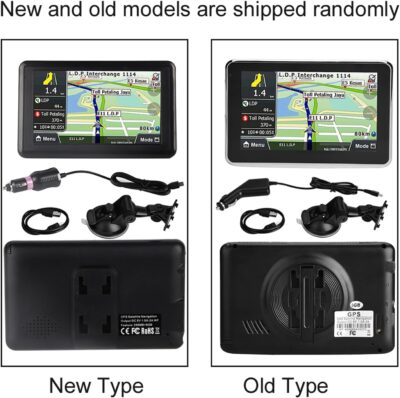 5 Inch Universal Car Navigator, Map with Capacitive Screen for Smoother Touch, Multiple Route Options with Voice Broadcast, for Cars Bikes Trucks - Image 6