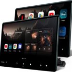 15.6 inch 4K Android.13 Car TV Headrest Monitor for Cars Back seat Rear Entertainment System, Support Phone Wireless Mirror Link Touch Screen,with WiFi/Bluetooth/HDMI/USB/Video Player (4G+64G(2*PCs))