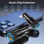 6 Pack USB C Car Charger, Ancekoy 38W Dual USB-C + USB-A Car Charger Adapter Fast Charge PD/QC 3.0 Cigarette Lighter Adapter USB Charger Plug for iPhone 17/16/15/14/13/12/11/Pro Max, iPad, Samsung - Image 6