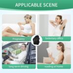 Lumbar Support Pillow for Office Chair Back Support Pillow for Chair Car Seat Back Support Ergonomic Back Chair Pillow Desk Chair Back Cushion for Back Pain Back Rest Pillow Lumbar Back support - Image 6