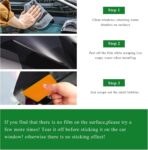 Windshield Tint Strip, 51.18"×7.87" Car Window Sun Visor Tints Film With Scraper, Universal Front Windscreen Heat Control Tint Strip Styling Decoration for Car Truck SUV RV - Image 3