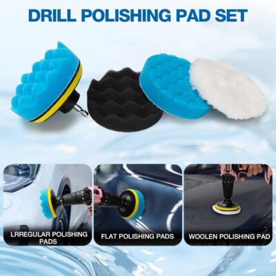 SHALL 28Pcs Car Detailing Kit, Car Detailing Brush Set, Car Wash Cleaning Kit, Professional are Kit Car Care Kit for Interior Exterior Wheels - Image 5