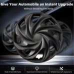 15 inch Wheel Covers Set of 4 15" Hubcaps for Iron Rim car hubcaps hub caps for for Toyota Camry Nissan Mazda 4PCS Wheel Covers (#G Style, 15 Inch) - Image 6