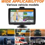 GPS Navigator for Car 2026 Latest 7-Inch Lifetime Free North America Map Updates, Speed Limit Alerts, and Red Light Camera Warnings. Universal GPS Navigation System for Most Vehicles. - Image 3