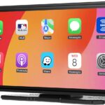 10.26" Apple Car Play Screen Compatible Android Auto GPS Navigator, Apple Carplay Screen with 1080P Backup Camera,Wireless Carplay Adapter with Bluetooth,AirPlay,AUX/FM,Google Play