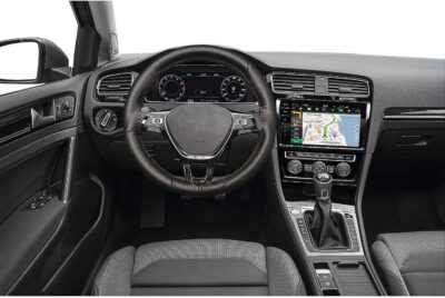 CAR+ 2505WBB Steering Wheel Cover, Black - Image 3