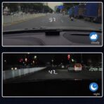 Car Windshield Speedometer Gauge,OBD2 HUD Windshield Projector Dash Speedometer Display for Most of Car - Image 3