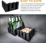 4PCS Multipurpose Cargo Organizer Blocks, Plastic Cargo Storage Organizer Blocks for Wool Carpet Trunk, Grocery Trunk Divider Cargo Containment System for Car SUV Van Trunk - Image 6