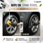 Nanoskin WHITE LIGHTENING Premium Dressing 16 Oz. – Universal Thick Wipe-On Dressing for Car Detailing | Works on Tire, Vinyl, Rubber, Plastic & Trim | Safe for Cars, Trucks, Motorcycles, RVs & More - Image 5