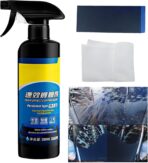 Quick Effect Coating Agent, Car Coating Spray, 17.6 OZ Polish Spray Waterless Wash Wax, Spray Wax Polish for Car Scratches(1PC+Sponge+Cloth) (1 PCS)