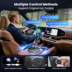 5-in-1 Wireless CarPlay & Android Auto Adapter with Netflix/YouTube, [Supports 4K HDMI Output & Screen Mirroring] - Plug & Play Car Play Wireless Smart AI Box for Cars with OEM Wired CarPlay/Auto - Image 5