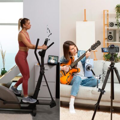 All-Metal Magnetic Phone Holder with Super Clamp&10″ Long Arm for Magsafe, Adjustable Rear View Mirror Phone Holder Mount for Car/Truck/Handlebar, Compatible with iPhone 16 15 14 13 12 Series - Image 6