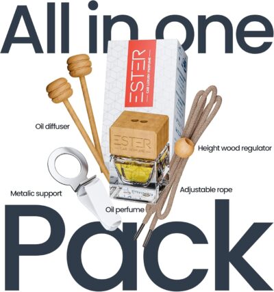 Car Luxury Perfume - Mademoiselle - Air Freshener - №2 Miss Charm: For Women - 1Fl Oz Luxury Essential Oil Diffuser with Sticks - Strong and Long-Lasting Scent - Image 3