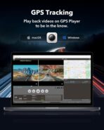 WOLFBOX G930 10'' Rear View Mirror Camera with 5.8GHz WiFi, 4K Dash Cam Front and Rear with WDR, Touch Screen Rearview Mirror Backup Camera, Parking Monitor, Reverse Assist, Includes 64GB Card & GPS - Image 5