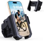 Vitog Motorcycle Bike Phone Holder with Waterproof Pouch, 360° Rotatable Clip, No Camera Blocking, Rainproof Protection, Bike Phone Mount with Stable Grip, Universal Fit for Motorcycle/Scooter/ATV