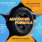 Deep Black Tire Shine Spray – Non-Greasy, No-Sling Tire Dressing Long-Lasting Hydrophobic & UV Protection Formula for Car, Truck, SUV & Motorcycle – 100ml/3.4oz - Image 4