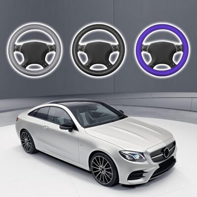 Car Steering Wheel Cover, Silicone Non-Slip Steering Wheel Protector, 13/14/15/16 inch Ultra Thin Steering Wheel Protective Covers for Women Men, Universal Vehicle Accessories (Black) - Image 5