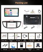 Rimoody 8 Core 6G+128G Android 13 Wireless Carplay Car Radio for Honda CRV 2012-2016, Car Stereo Android Auto 9 Inch Touchscreen GPS 5G-WiFi DSP-36 Mirror Link 59-UI Themes BT FM Camera - Image 8