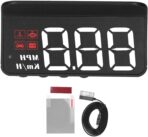 Car Windshield Speedometer Gauge,OBD2 HUD Windshield Projector Dash Speedometer Display for Most of Car
