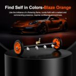 EVEAGE 2-in-1 Undercarriage Pressure Washer Attachment, 16" Pressure Washer Water Broom, 3 Extension Wands Wash Mitt, Reversible Undercarriage Cleaner, 4000 PSI - Image 3