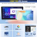 4GB+64GB, 8 Core Qualcomm Car Stereo Radio for Hyundai Santa Fe 2006-2012 Android 13 Wireless CarPlay Android Auto 9 Inch IPS Touchscreen GPS Navigation Bluetooth 5.1 DSP WiFi AHD Backup Camera SWC - Image 8