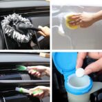 AUTODECO 30Pcs Car Wash Cleaning Kit - Car Care Wash Tools Set Car Detailing Set with Collapsible Bucket Snow Shovel - Image 6