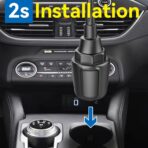 SkyTitanfor Garmin GPS Car Mount Cup Holder Replacement 17mm Ball Mount with Adjustable Long Arm fit 3.5-5.5 Inches Garmin GPS Nuvi Drive Dezl - Image 7