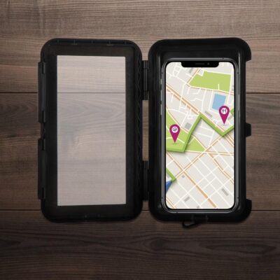 Gadpiparty Waterproof Motorcycle Phone Holder Bike Mount Vibration Dampener for Electric Scooter and Bicycle Handlebar Compatible Smartphones - Image 3